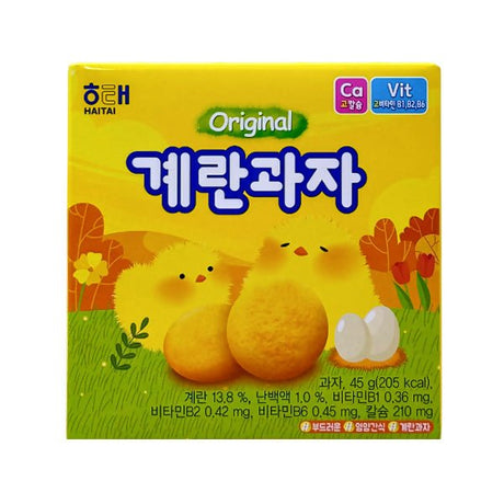 នំក្មេង Haitai Original Pinkfong Egg Cookie (45g) - នំកូនក្មេង (Baby Cakes)