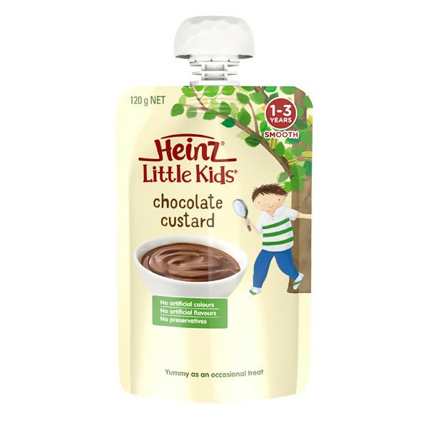 អាហារក្មេង Heinz 6m+ Chocolate Custard 110g - អាហារក្មេង (Baby Food)