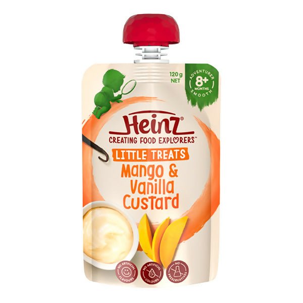 អាហារក្មេង Heinz Mango & Vanilla 8m+ 120g - អាហារក្មេង (Baby Food)