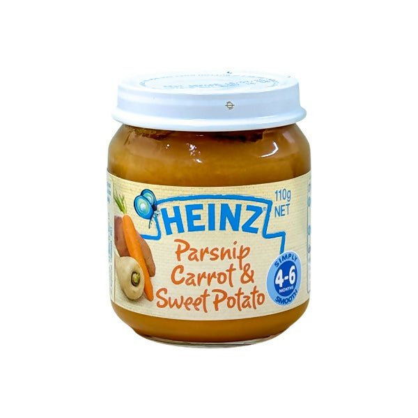 អាហារក្មេង Heinz Parsnip Carrot & Sweet Potato 4m+ 110g - ទឹកផ្លែឈើ & អាហារក្មេង (Fruit juice & baby food)