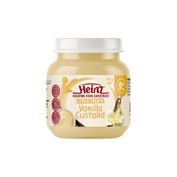 អាហារក្មេង Heinz Vanilla Custard 110g - អាហារក្មេង (Baby Food)