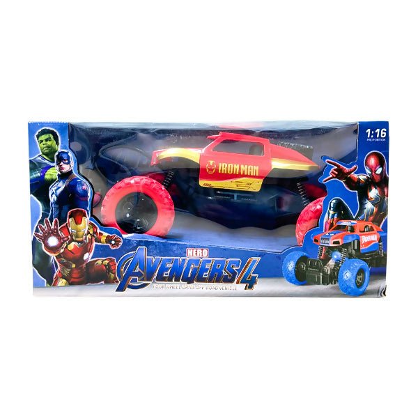 ឡានបញ្ជា Hero Avengers 427MHZ car toys - ឡាន & ម៉ូតូអាគុយ & កង់ (Cars & Motorcycles Batteries & Bicycles)