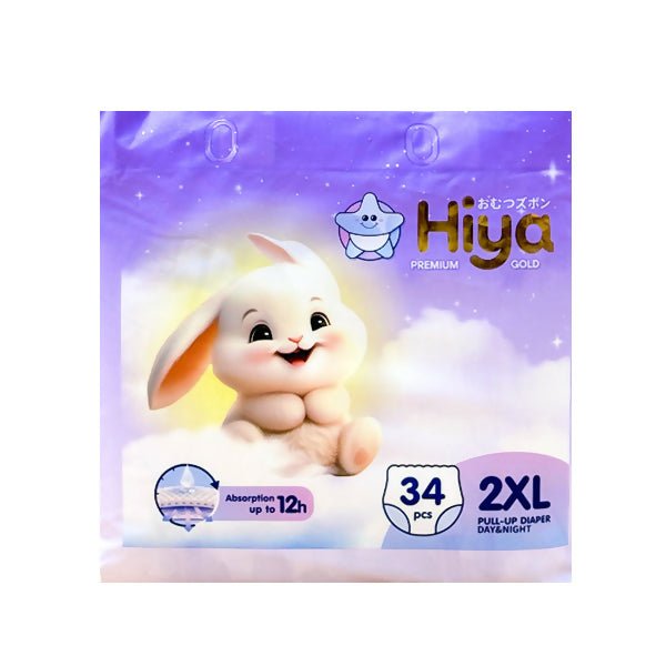 ខោទឹកនោម Hiya Premium Gold 2XL34 - ខោទឹកនោម (Diapers)
