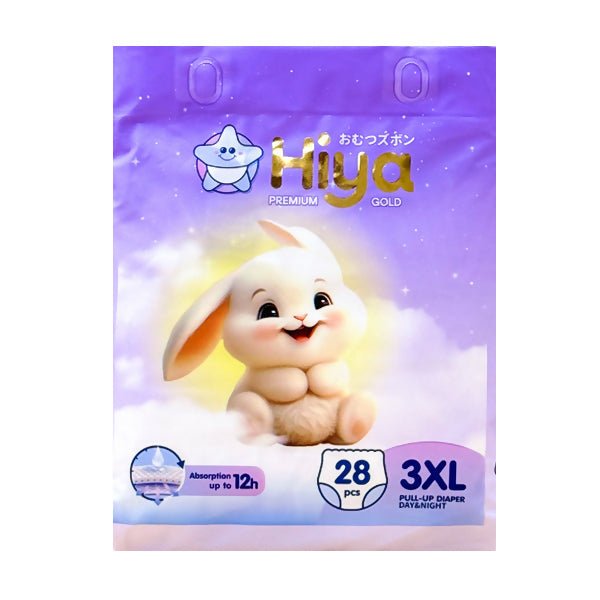 ខោទឹកនោម Hiya Premium Gold 3XL28 - ខោទឹកនោម (Diapers)