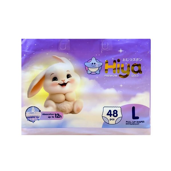 ខោទឹកនោម Hiya Premium Gold L48 - ខោទឹកនោម (Diapers)