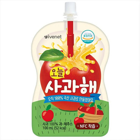 ទឹកផ្លែឈើក្មេង Ivenet Apple Juice 100ml 9m+ - ទឹកផ្លែឈើ & អាហារក្មេង (Fruit juice & baby food)