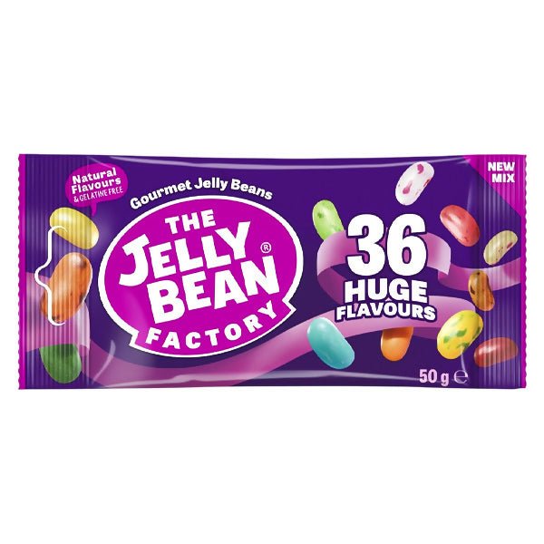 ស្ករគ្រាប់ Jelly Bean 36 Huge Mix 50g - ស្ករគ្រាប់ & នំ (Candy & Cake)