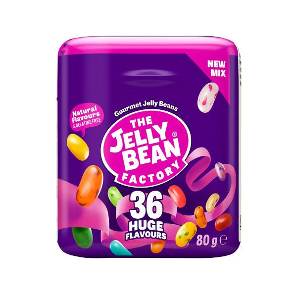ស្ករគ្រាប់ Jelly Bean 36 Huge Mix 80g - ស្ករគ្រាប់ & នំ (Candy & Cake)