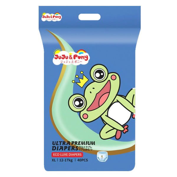 ខោទឹកនោម JuJu & Pony Ultra Premium Diapers XL 12-17kg 40pcs - ខោទឹកនោម (Diapers)