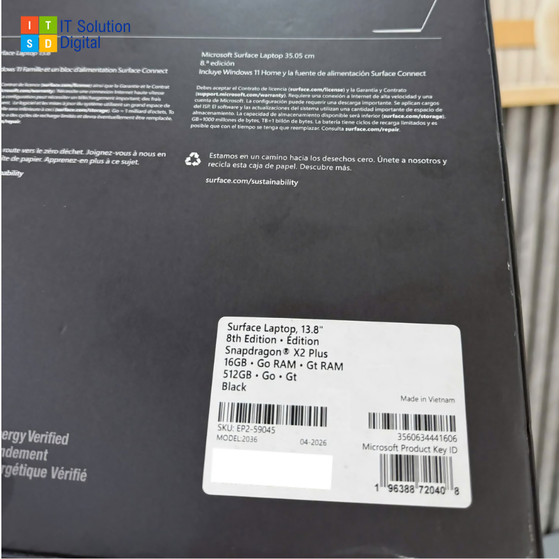 Microsoft Surface Laptop 13.8-inch 8th Edition Copilot+ PC