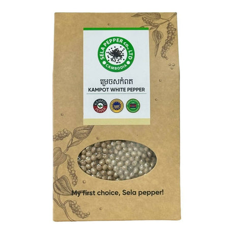 Kampot White Peppercorn refill 100g - Healthy Food