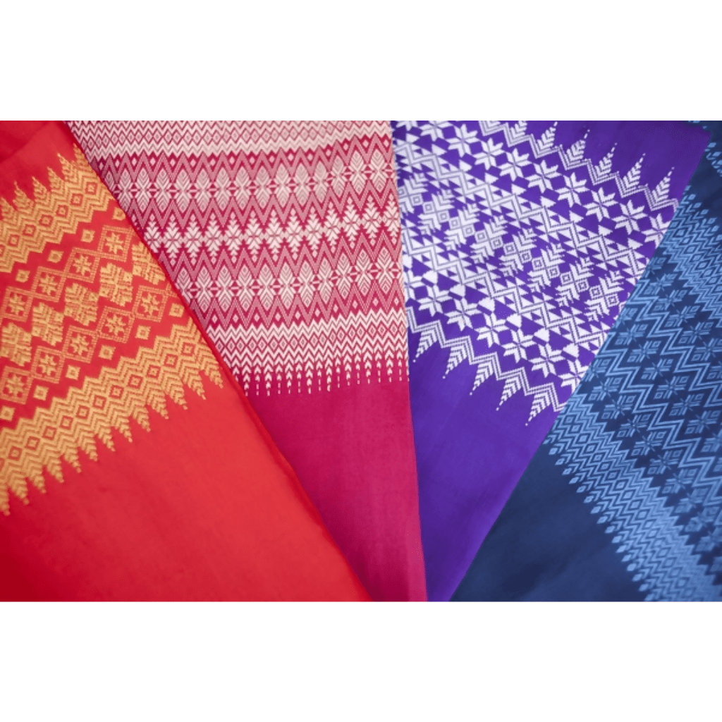 ក្រណាត់សឹងហូលខ្មែរ Khmer silk fabric - Others