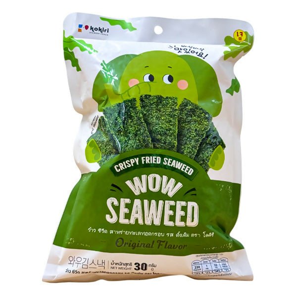សារ៉ាយ Kokiri Wow Seaweed Original Flavor 30g - ស្ករគ្រាប់ & នំ (Candy & Cake)