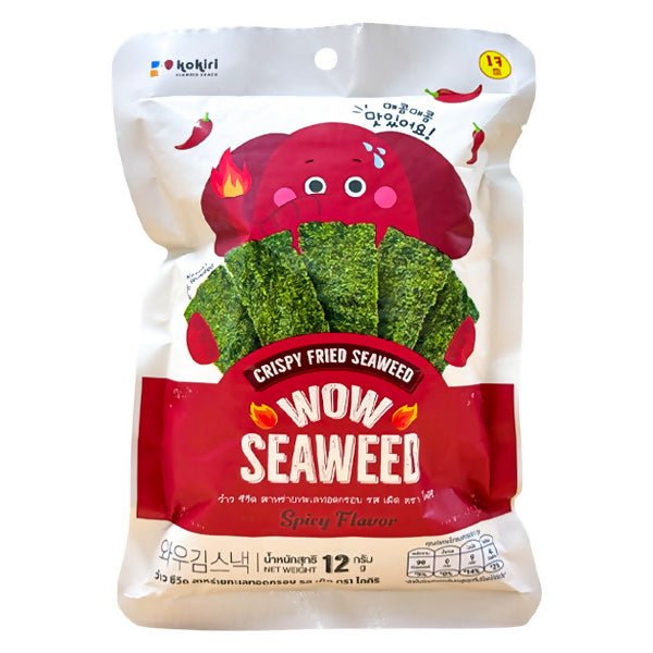 សារ៉ាយ Kokiri Wow Seaweed Spicy Flavor 12g - ស្ករគ្រាប់ & នំ (Candy & Cake)