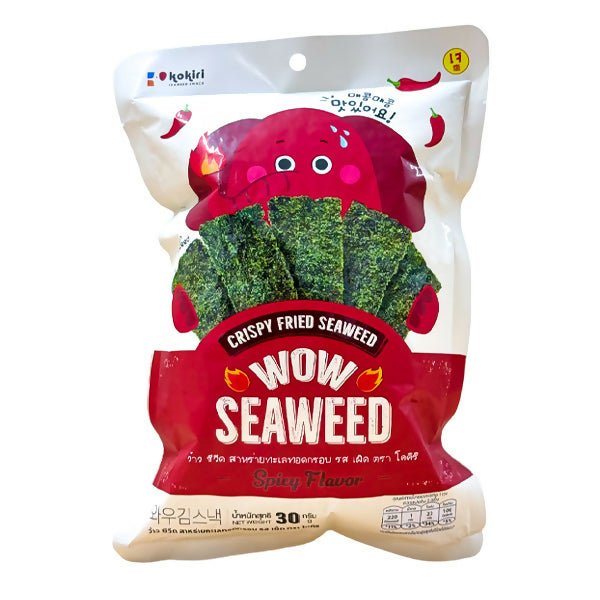 សារ៉ាយ Kokiri Wow Seaweed Spicyi Flavor 30g - ស្ករគ្រាប់ & នំ (Candy & Cake)