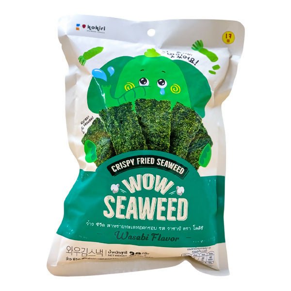 សារ៉ាយ Kokiri Wow Seaweed Wasabi Flavor 30g - ស្ករគ្រាប់ & នំ (Candy & Cake)