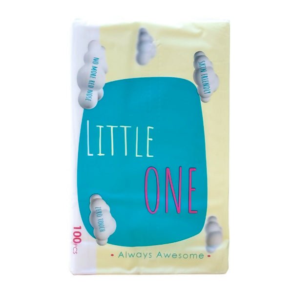 ក្រដាស់ស្ងួត Little One Super - Soft Paper 100 - កន្សែងសើម ក្រដាសស្ងួត និងសំឡីត្បាលត្រចៀក (Wet Wipes, Dry Paper & Earwax)