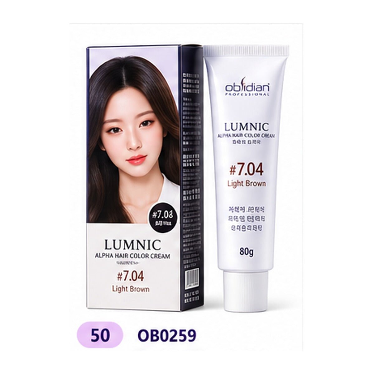 LUMINIC Alpha Hair Color Cream #7.04 - Hair Color