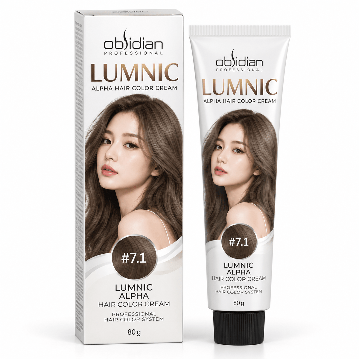LUMINIC Alpha Hair Color Cream #7.1 - Hair Color