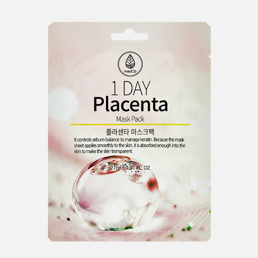 MEDB 1 Day Placenta Mask Pack - Cosmetic Product