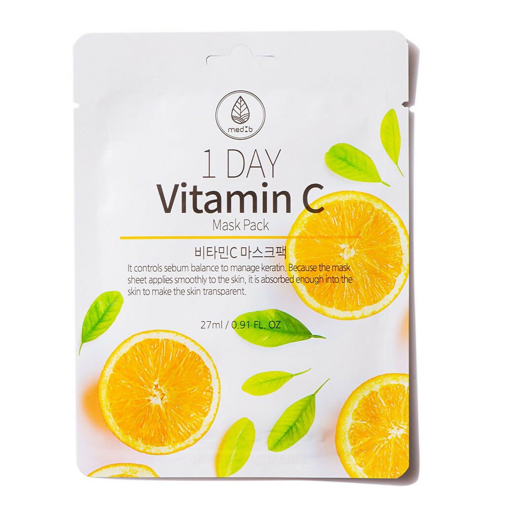 MEDB 1 Day Vitamin C Mask Pack - Cosmetic Product