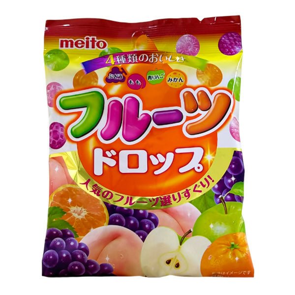 ស្ករគ្រាប់ Meito Soda Candy Mixed 4 Fruit 85g - ស្ករវីតាមីន (Vitamin Sugar)
