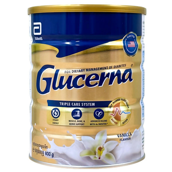 ទឹកដោះគោ GLUCERNA VANILLA 800G