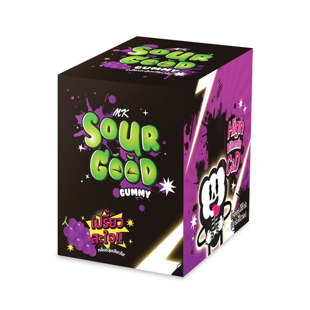 MK SOUR GOOD GUMMY - Grapes Flavour 24g - Sour Good Gummy