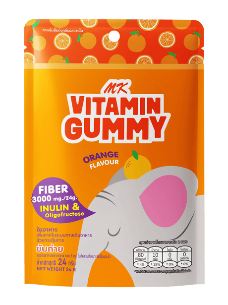 MK VITAMIN GUMMY - Orange Flavour 24g - Vitamin Gummy