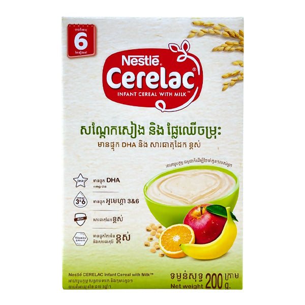 បបរ Nestle Soy Mixed Fruit (250g) - ម្សៅបបរ (Porridge Powder)