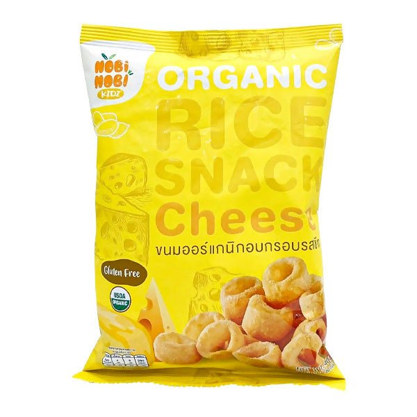 នំក្មេង Nobi Nobi Organic Rice Snack Cheese 40g - នំកូនក្មេង (Baby Cakes)