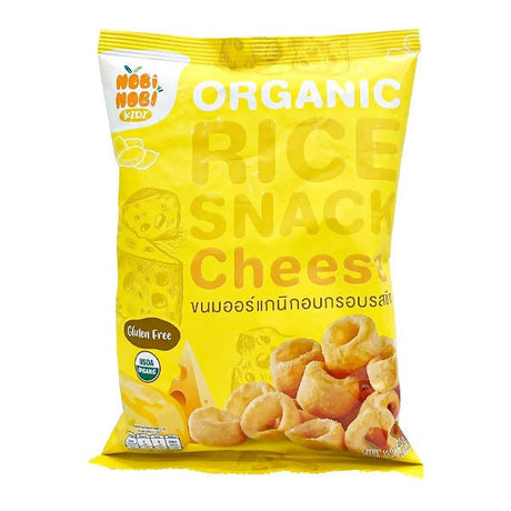 នំក្មេង Nobi Nobi Organic Rice Snack Cheese 40g - នំកូនក្មេង (Baby Cakes)