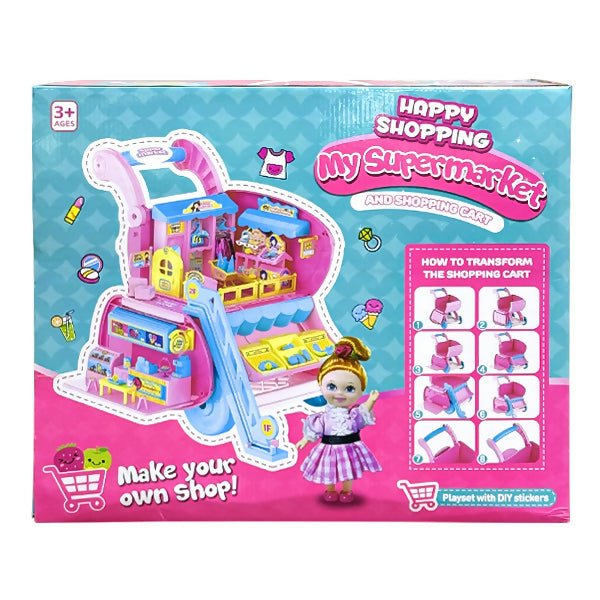 ឡុកឡរក្មេង NOQL044 Happy Shoping Toy - ឡាន & ម៉ូតូអាគុយ & កង់ (Cars & Motorcycles Batteries & Bicycles)