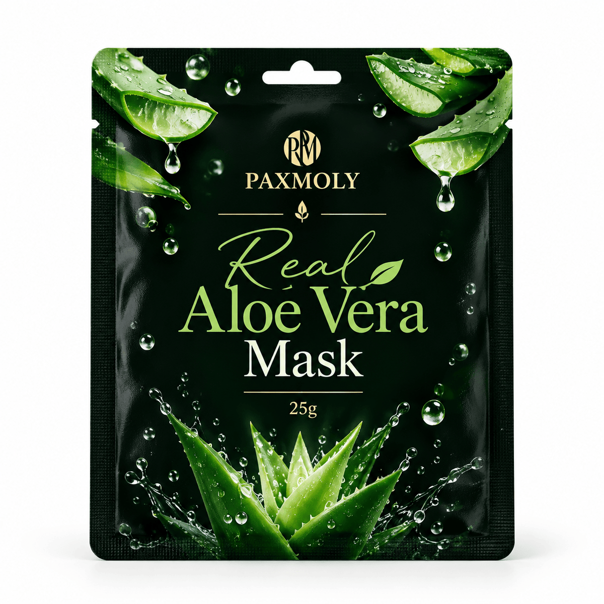 PAXMOLY Real Aloe Vera Mask - Face Mask
