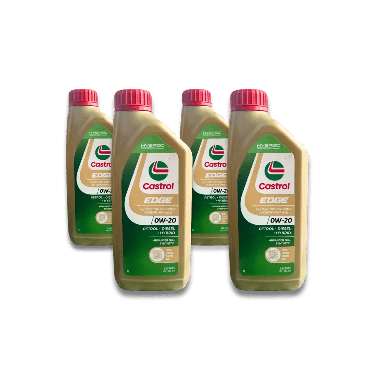 តម្លៃប្រេង - Price Tag: Castrol 0W - 20 (1L) - Car Motor Oil