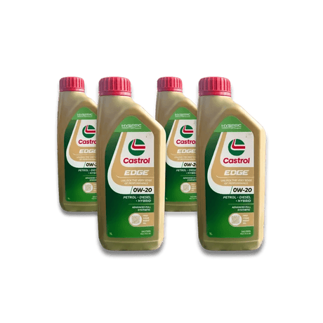 តម្លៃប្រេង - Price Tag: Castrol 0W - 20 (1L) - Car Motor Oil