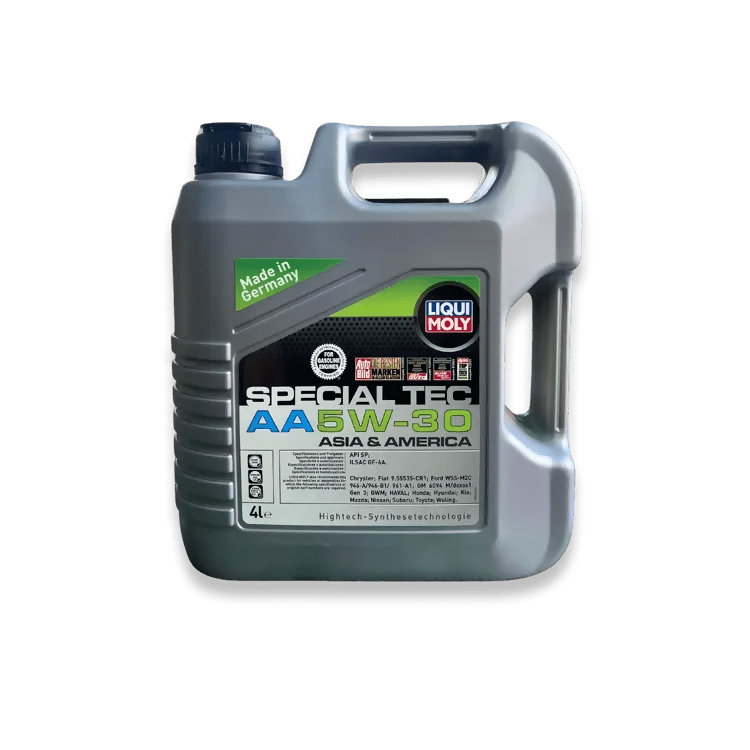 តម្លៃប្រេង - Price Tag: LIQUI MOLY AA5W - 30 (4L) - Car Motor Oil