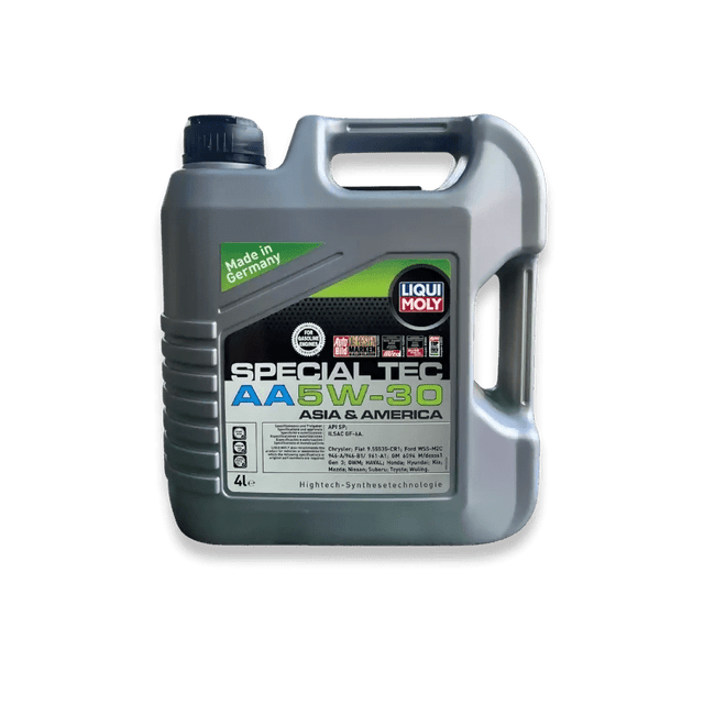 តម្លៃប្រេង - Price Tag: LIQUI MOLY AA5W - 30 (4L) - Car Motor Oil