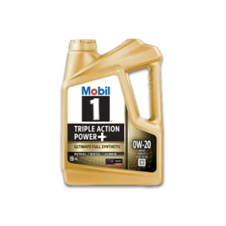 តម្លៃប្រេង - Price Tag: MOBIL 1 0W - 20 (4L) - Car Motor Oil