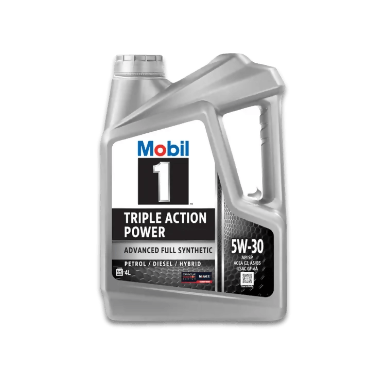 តម្លៃប្រេង - Price Tag: MOBIL 1 5W - 30 (4L) - Car Motor Oil