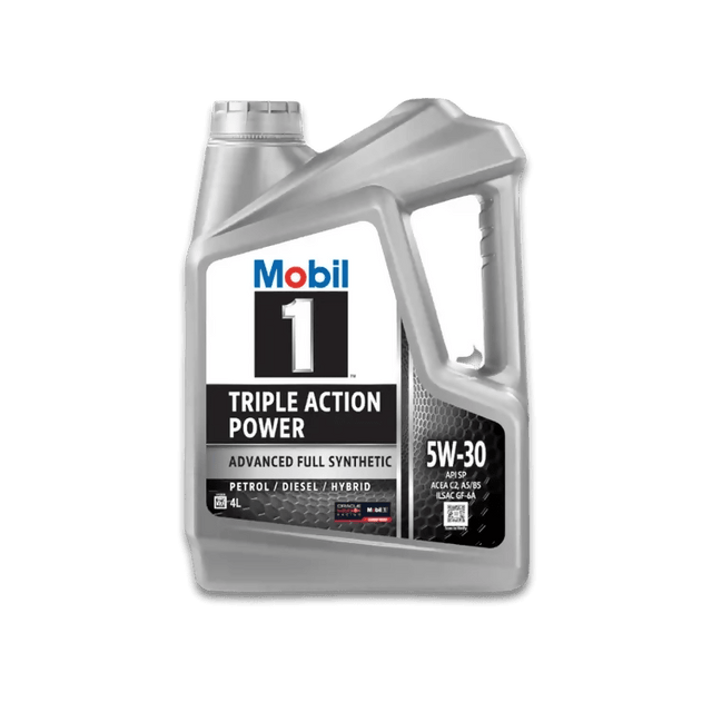 តម្លៃប្រេង - Price Tag: MOBIL 1 5W - 30 (4L) - Car Motor Oil
