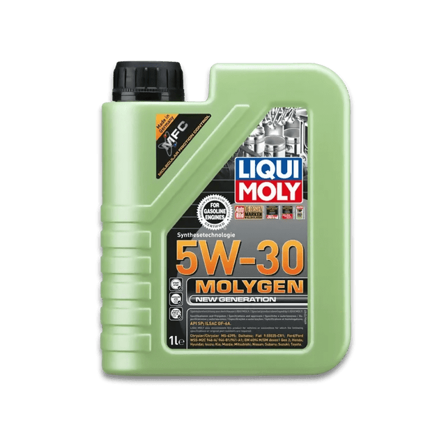 តម្លៃប្រេង - Price Tag: MolyGen 5W - 30 (1L) - Car Motor Oil