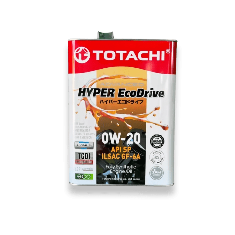 តម្លៃប្រេង - Price Tag: TOTACHI 0W - 20 (4L) - Car Motor Oil