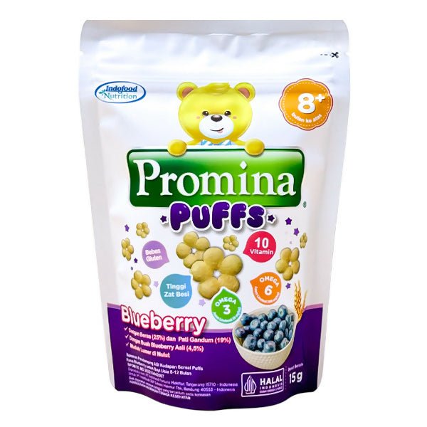 នំក្មេង Promina Puffs Blueberry 15g - នំកូនក្មេង (Baby Cakes)