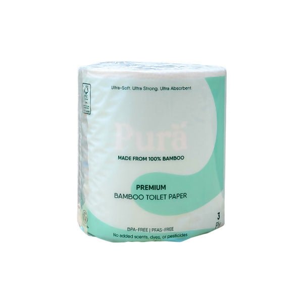 ក្រដាស់ស្អួត Pura Bamboo Toilet Paper - កន្សែងសើម ក្រដាសស្ងួត និងសំឡីត្បាលត្រចៀក (Wet Wipes, Dry Paper & Earwax)