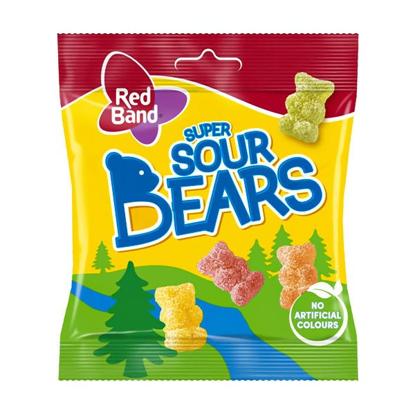 ស្ករស្វិត Red Band Super Sour Bears 100g - ស្ករគ្រាប់ & នំ (Candy & Cake)