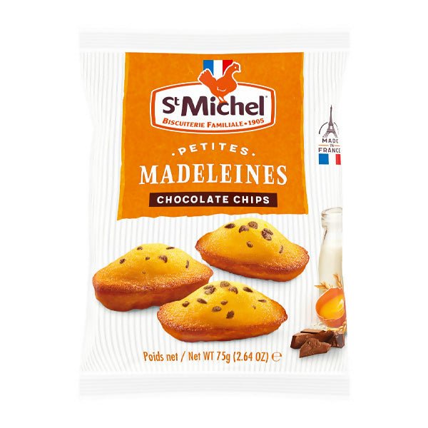 នំពងទា Stmichel Madeleines Chocolate Chips 75g - ស្ករគ្រាប់ & នំ (Candy & Cake)