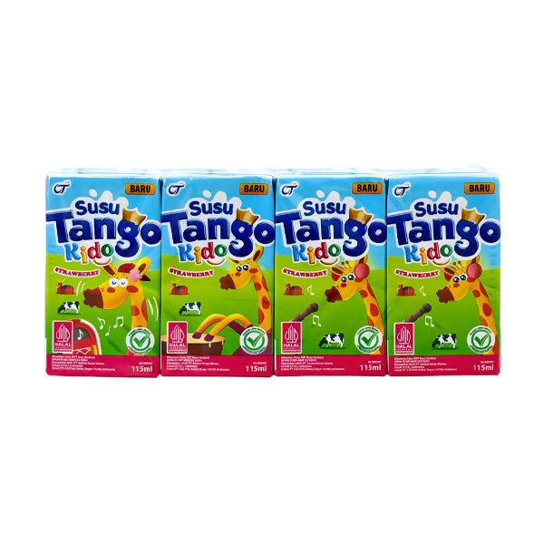 ទឹកដោះគោក្មេង Tango Kido Strawberry 2y+ (115ml) - ម្ស៉ៅទឹកដោះគោ & ទឹកដោះគោទឹក (Milk Powder & Milk)