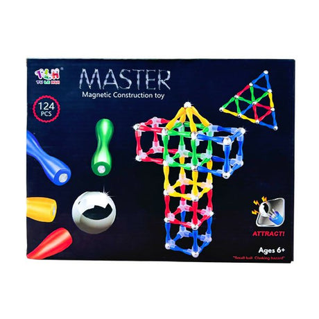 ដែកឆក់ TLH - C2 Master Magnetic Construction Toy - ឡាន & ម៉ូតូអាគុយ & កង់ (Cars & Motorcycles Batteries & Bicycles)