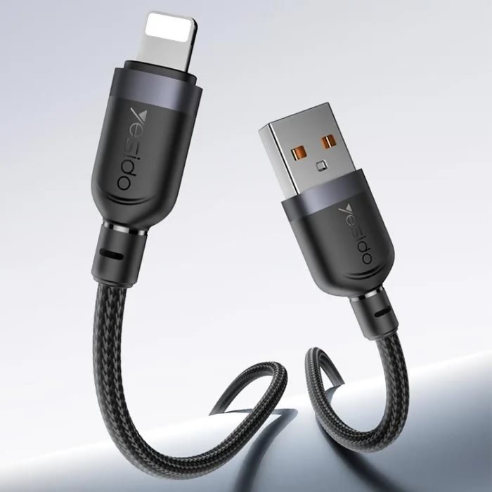 Yesido CA132L 12W 2.4A USB to 8 Pin Charging Data Cable, Length:1.2m - Charging Cable & Lightning Data